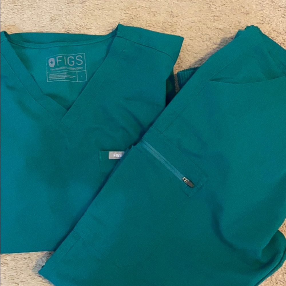 Figs Scrub Hunter Green